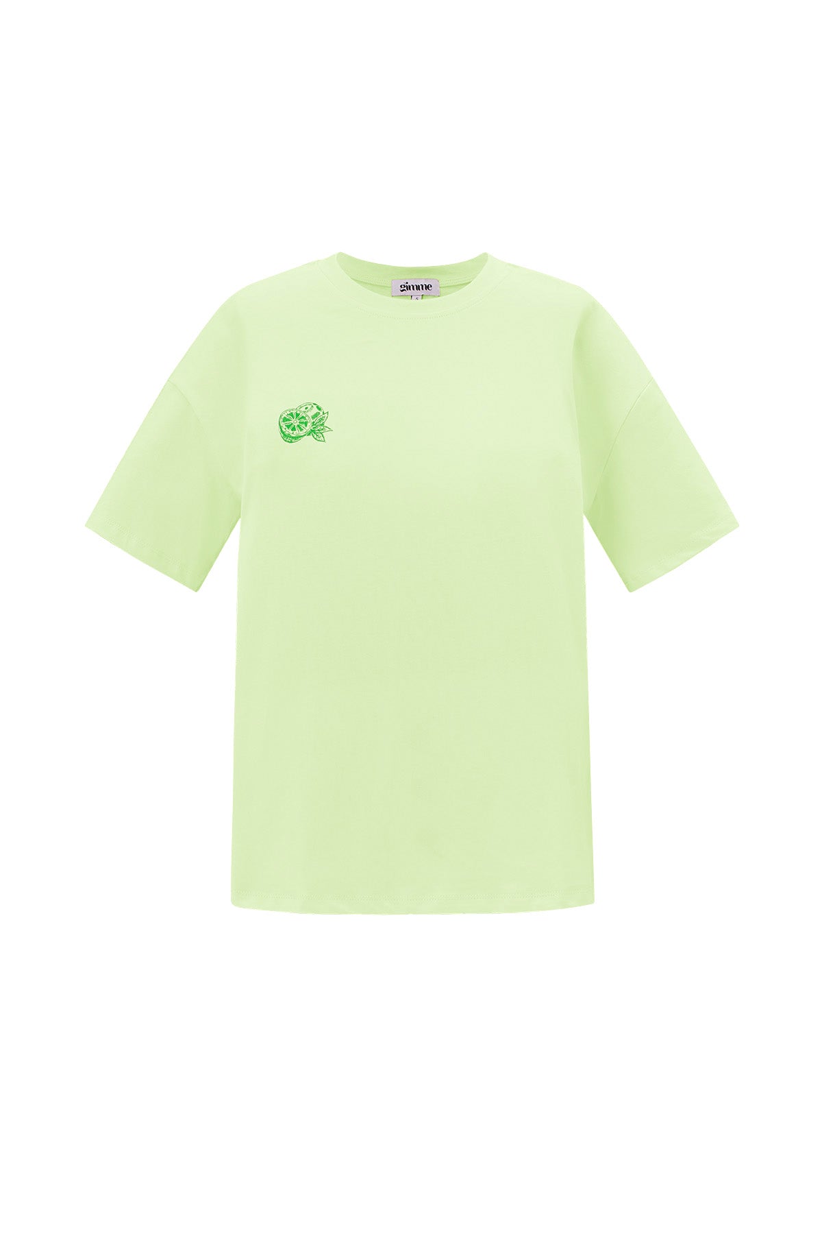 Gebreide Vrouwen T-shirt Casual Botanisch