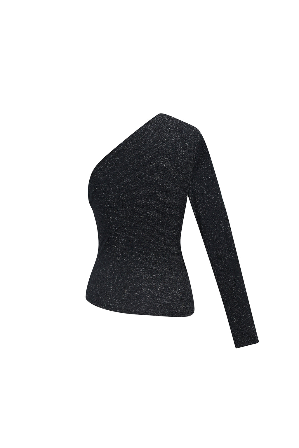 Geweven Polyestervezel Vrouwen Lange Mouw Top Sexy Solide Kleur