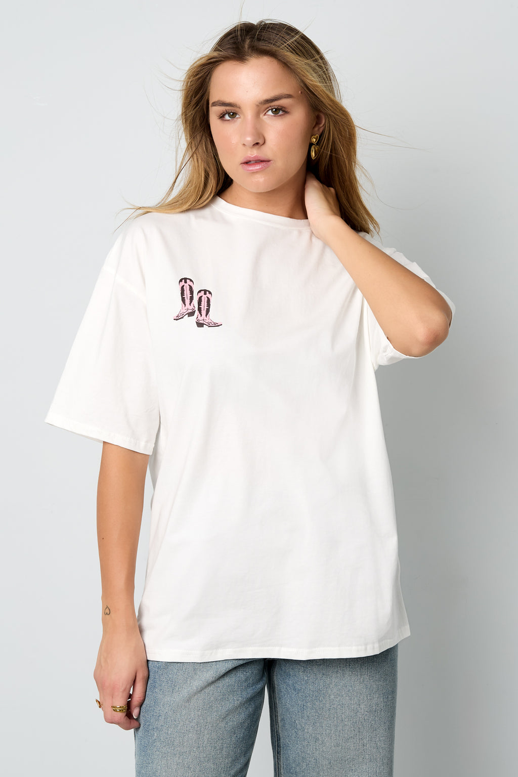 Cotton Knitted Vrouwen T-shirt Casual Cartoon