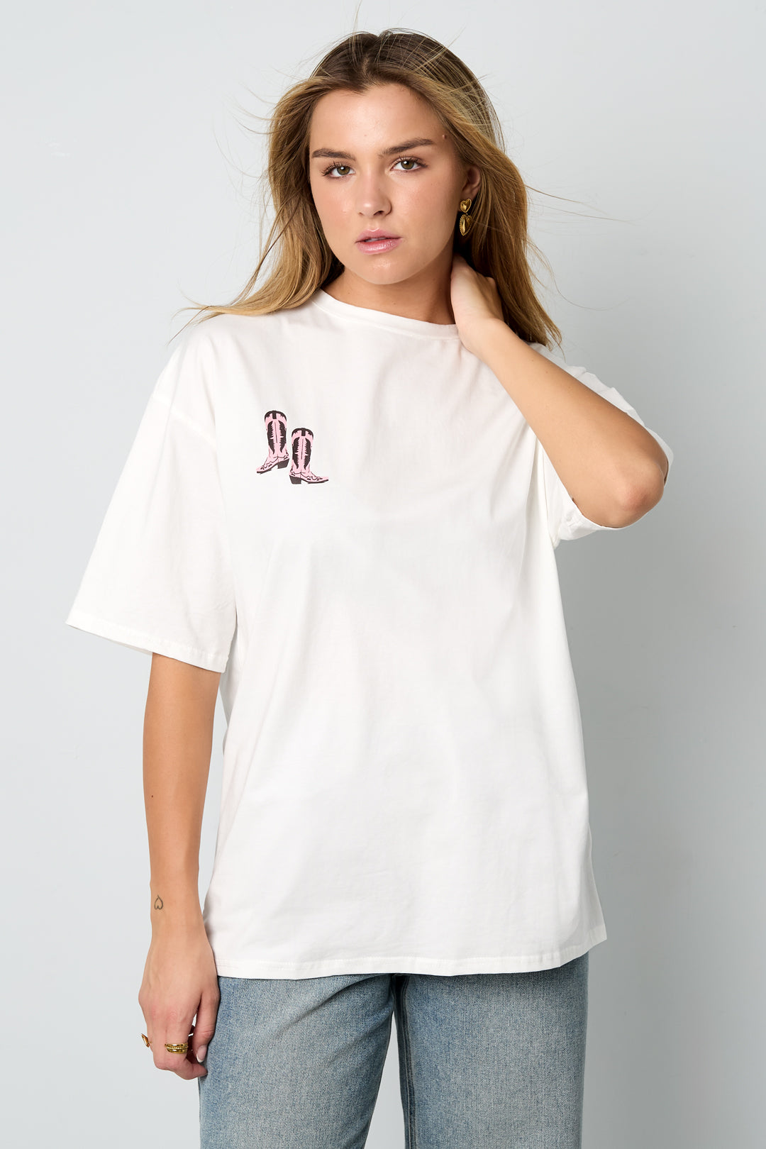 Cotton Knitted Vrouwen T-shirt Casual Cartoon