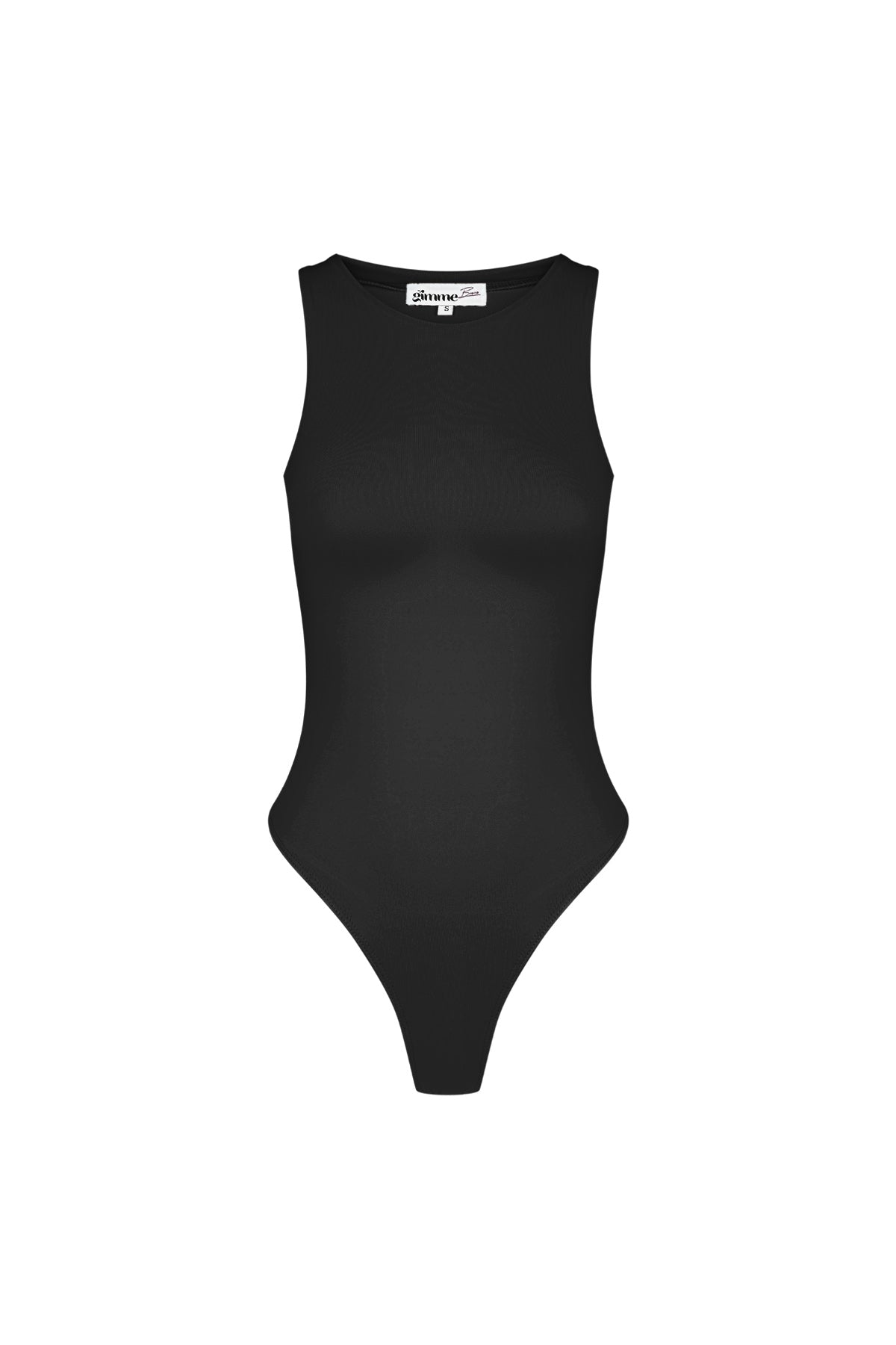 Polyester Vrouwen Mouwloze Body High Neck Form-Fitting