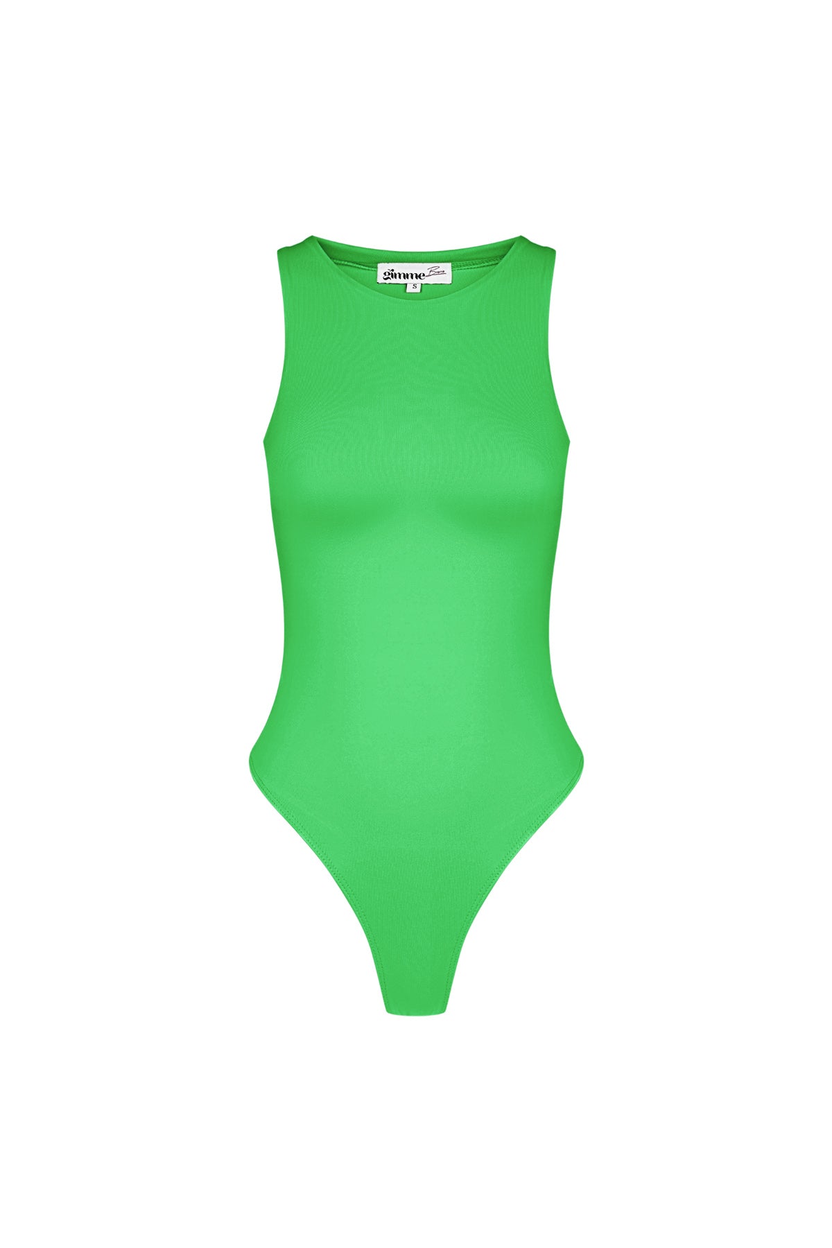Polyester Vrouwen Mouwloze Body High Neck Form-Fitting