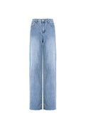 Cotton Woven Vrouwen Rechte Broek Casual Solid Color