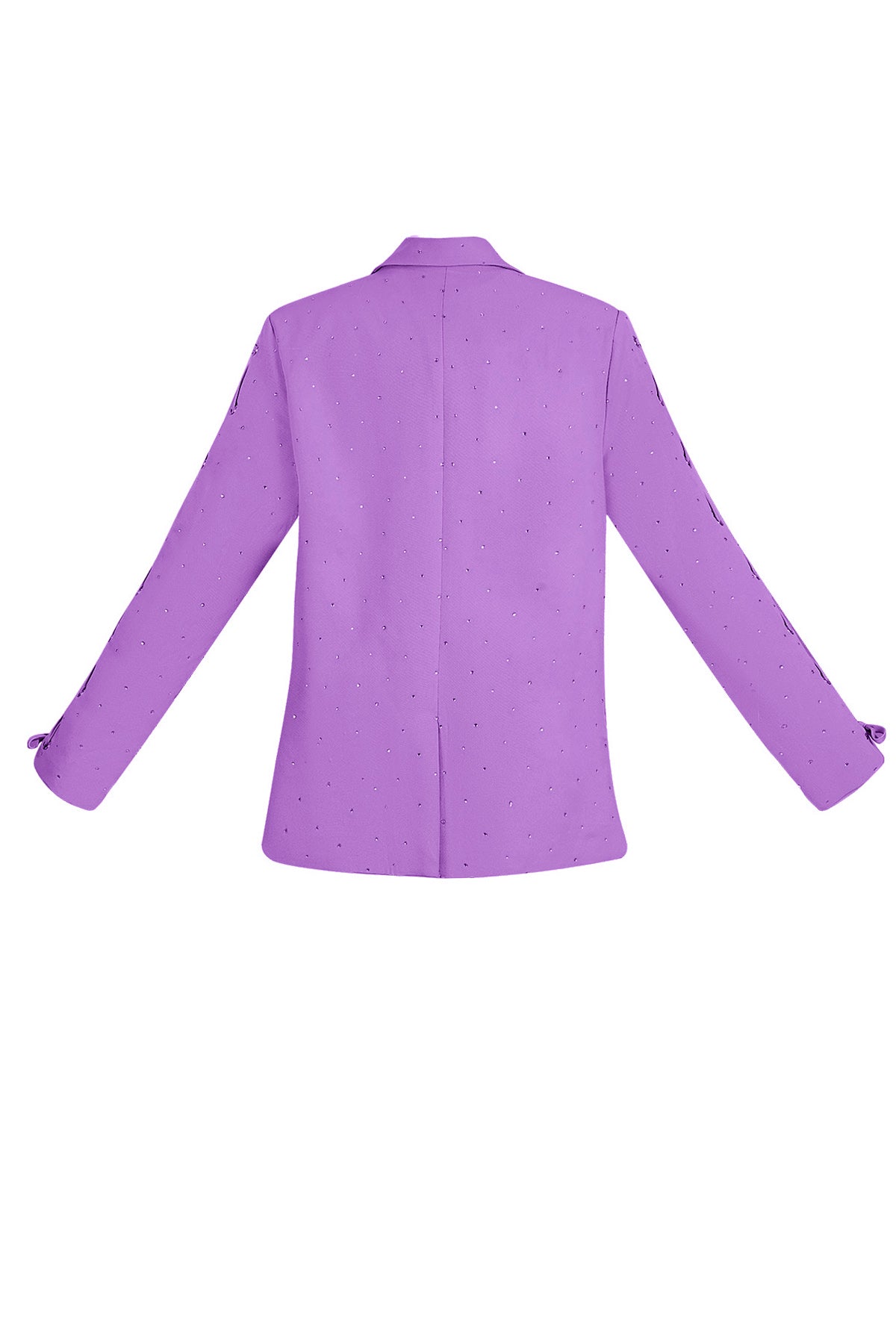 Polyester Vrouwen Jas Set Met Veters Op Mouw
