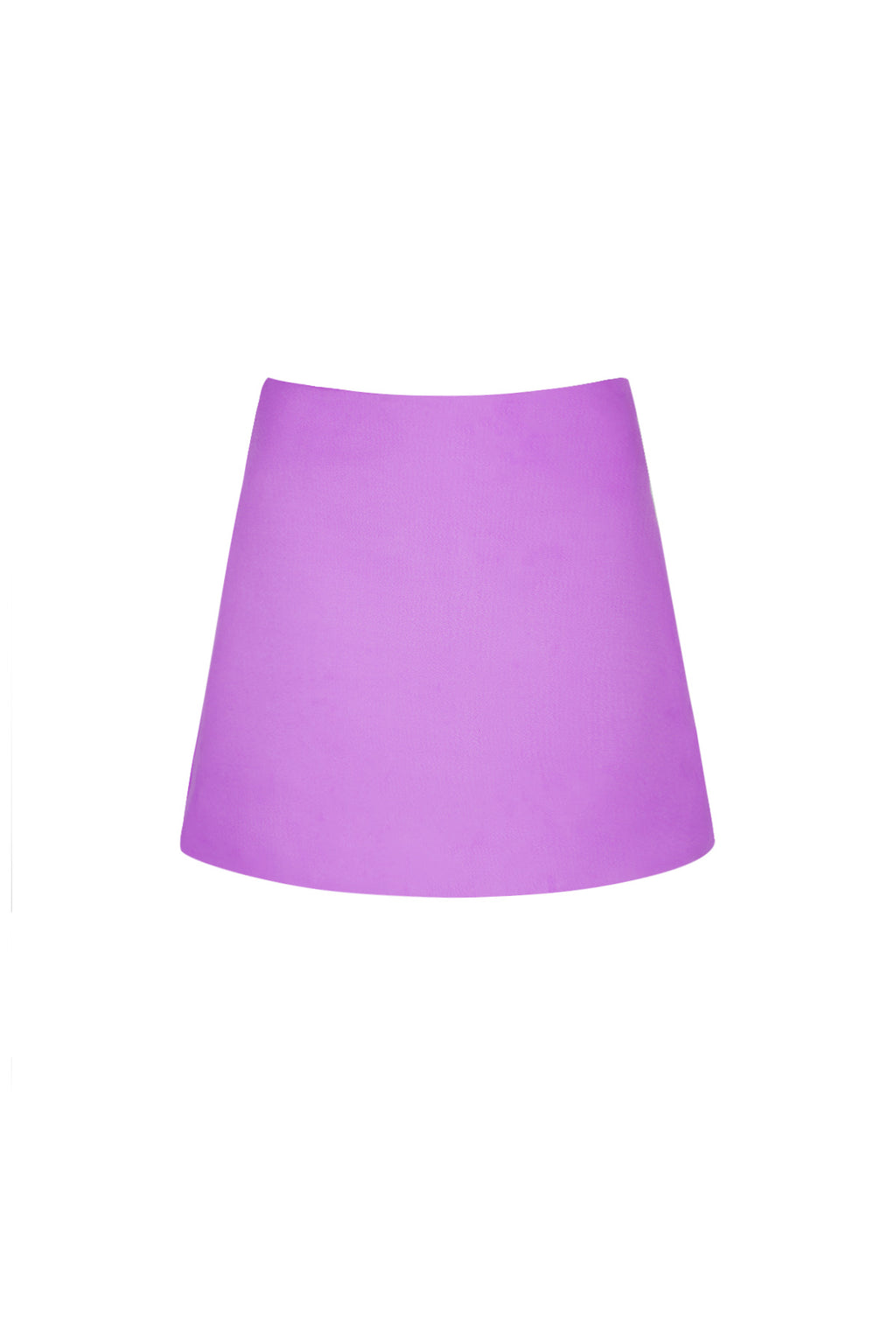 Polyester Vrouwen Minirok Solide Kleur Stretch Fit