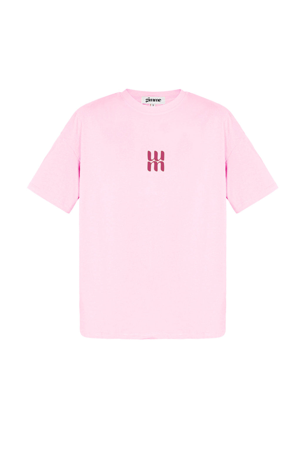 Cotton Vrouwen T-shirt Oversized Minimalistisch Logo