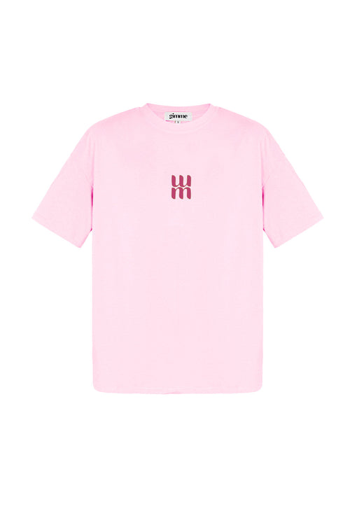 Cotton Vrouwen T-shirt Oversized Minimalistisch Logo