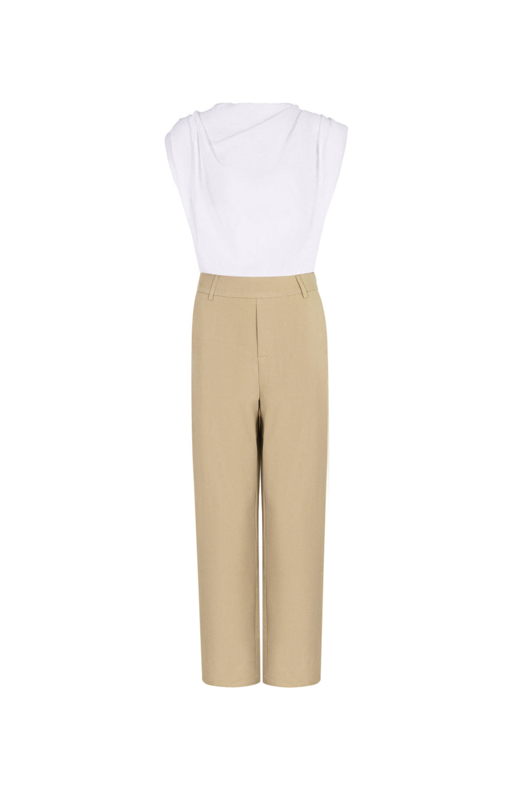 Cotton Blend Vrouwen Wide Leg Bodysuit Spring/Summer Comfort Fit