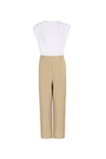 Cotton Blend Vrouwen Wide Leg Bodysuit Spring/Summer Comfort Fit