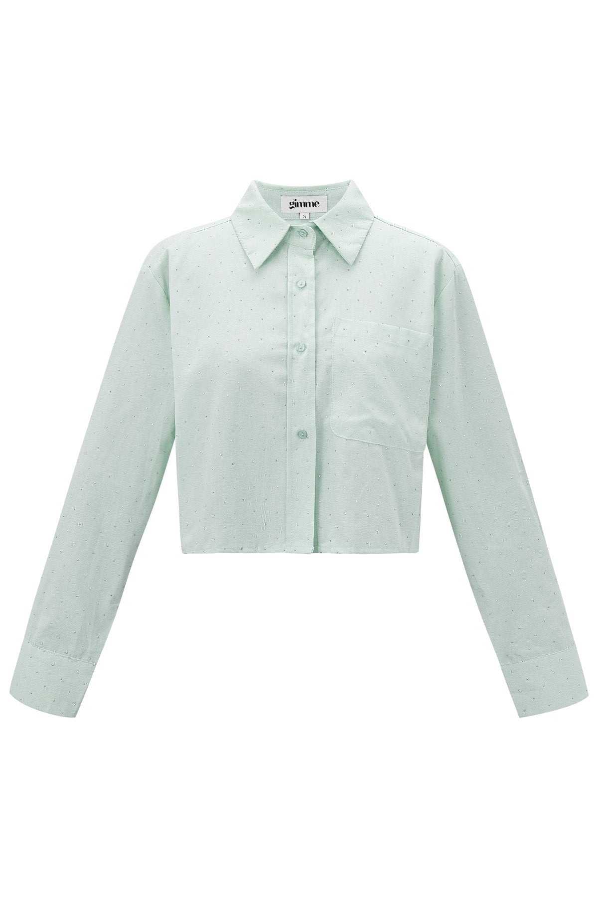 Cotton Vrouwen Korte Overhemd Classic Knopsluiting