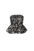 Geweven Polyestervezel Vrouwen Mouwloze Top Elegante Bloemenprint