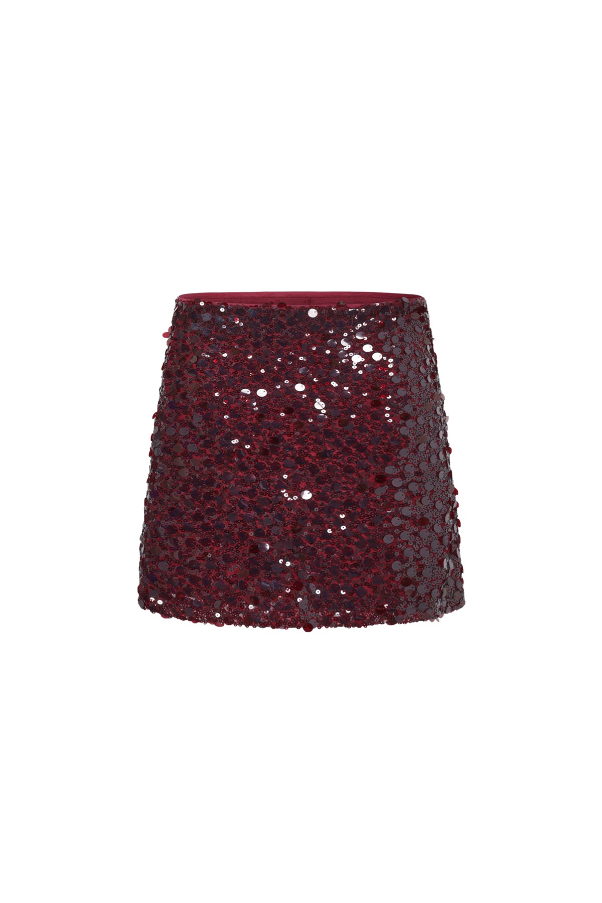 Geweven Polyestervezel Minirok Elegant Pailletten Herfst/Winter