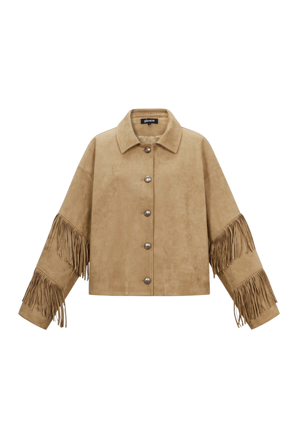 Geweven Polyestervezel Vrouwen Blouse Casual Solide Kleur Herfst/Winter Fransen Detail