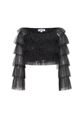 Geweven Polyester Vrouwen Lange Mouw Top Lente/Zomer Eenvoudige Kleur