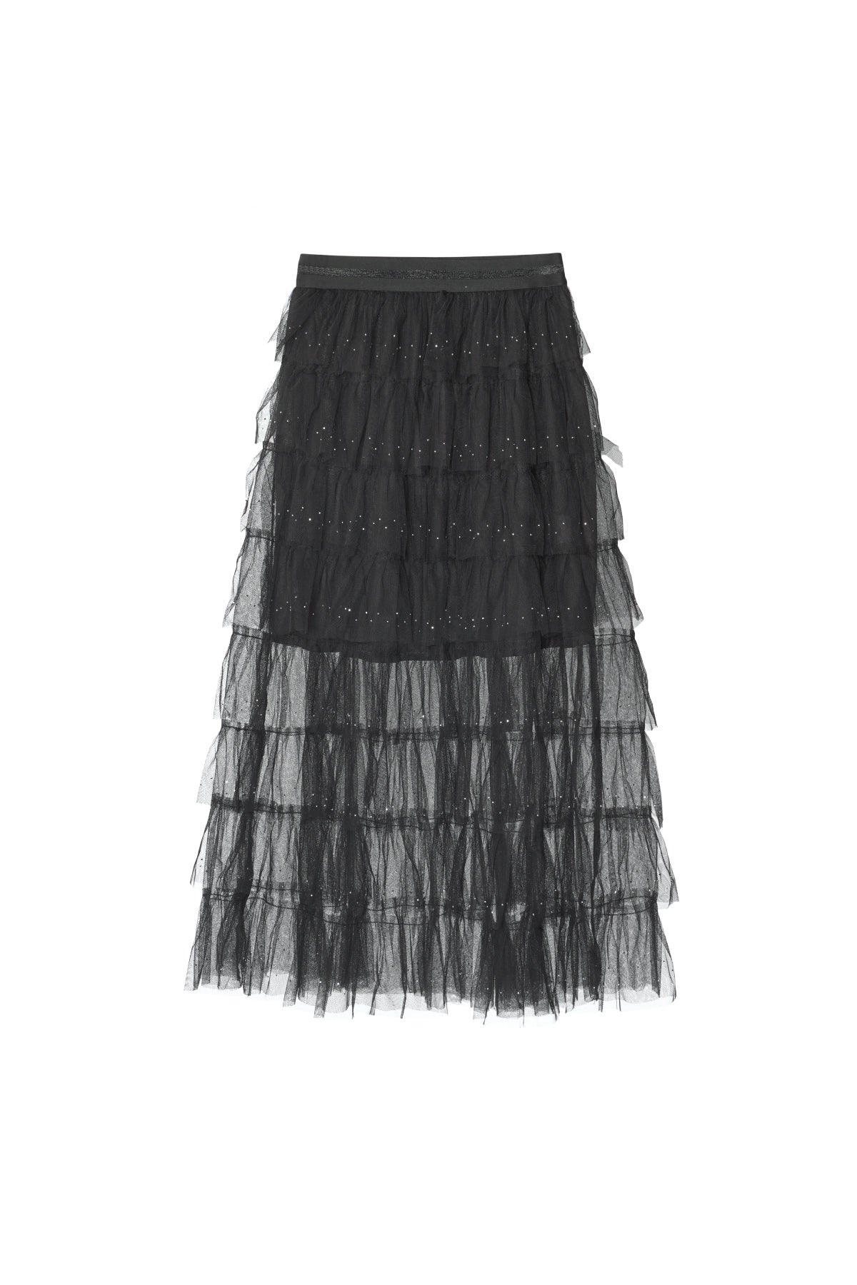 Polyester Vrouwen Tiered Rok Casual