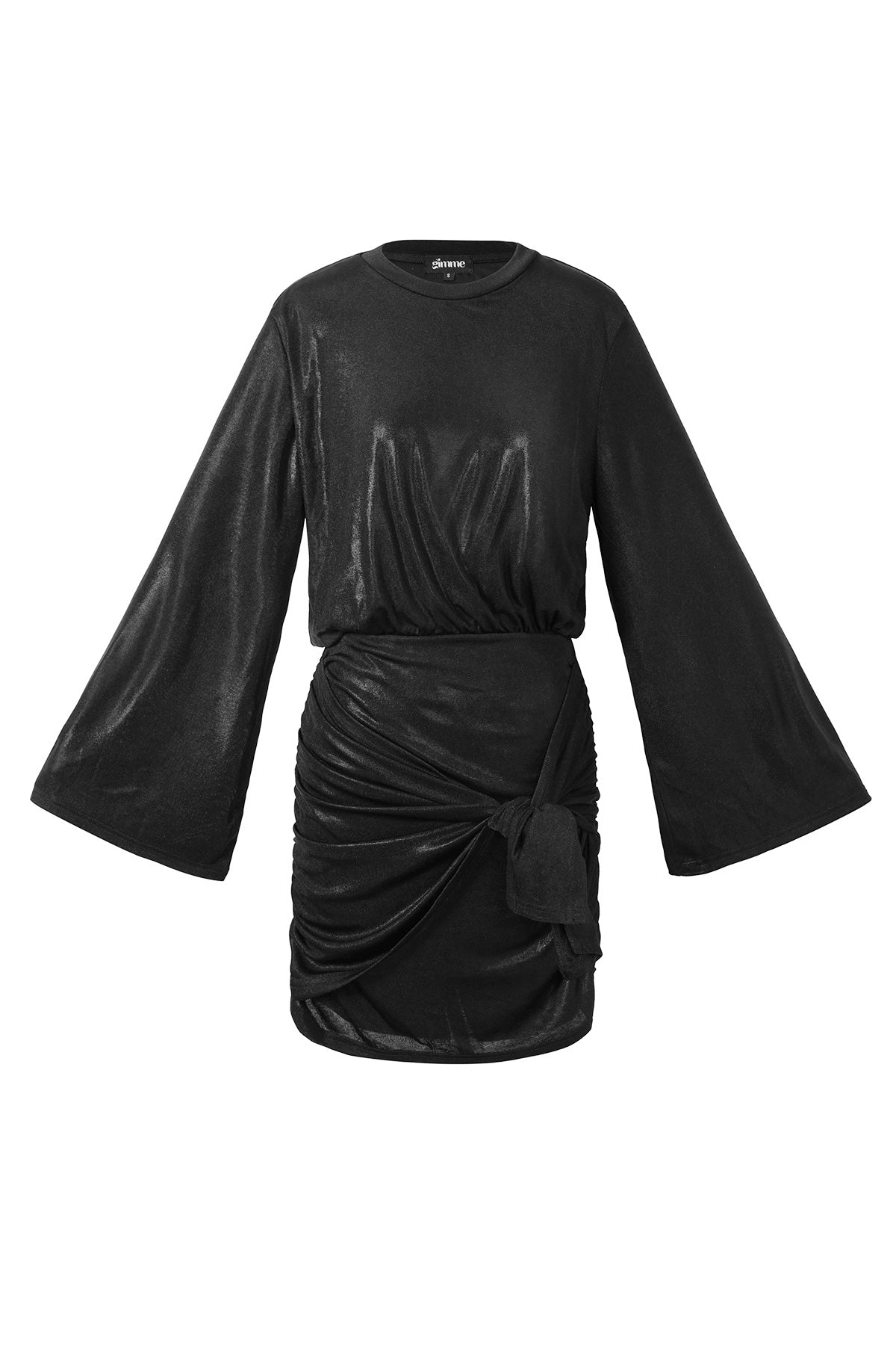 Geweven Polyestervezel Vrouwen Mini Jurk Elegante Sluiting