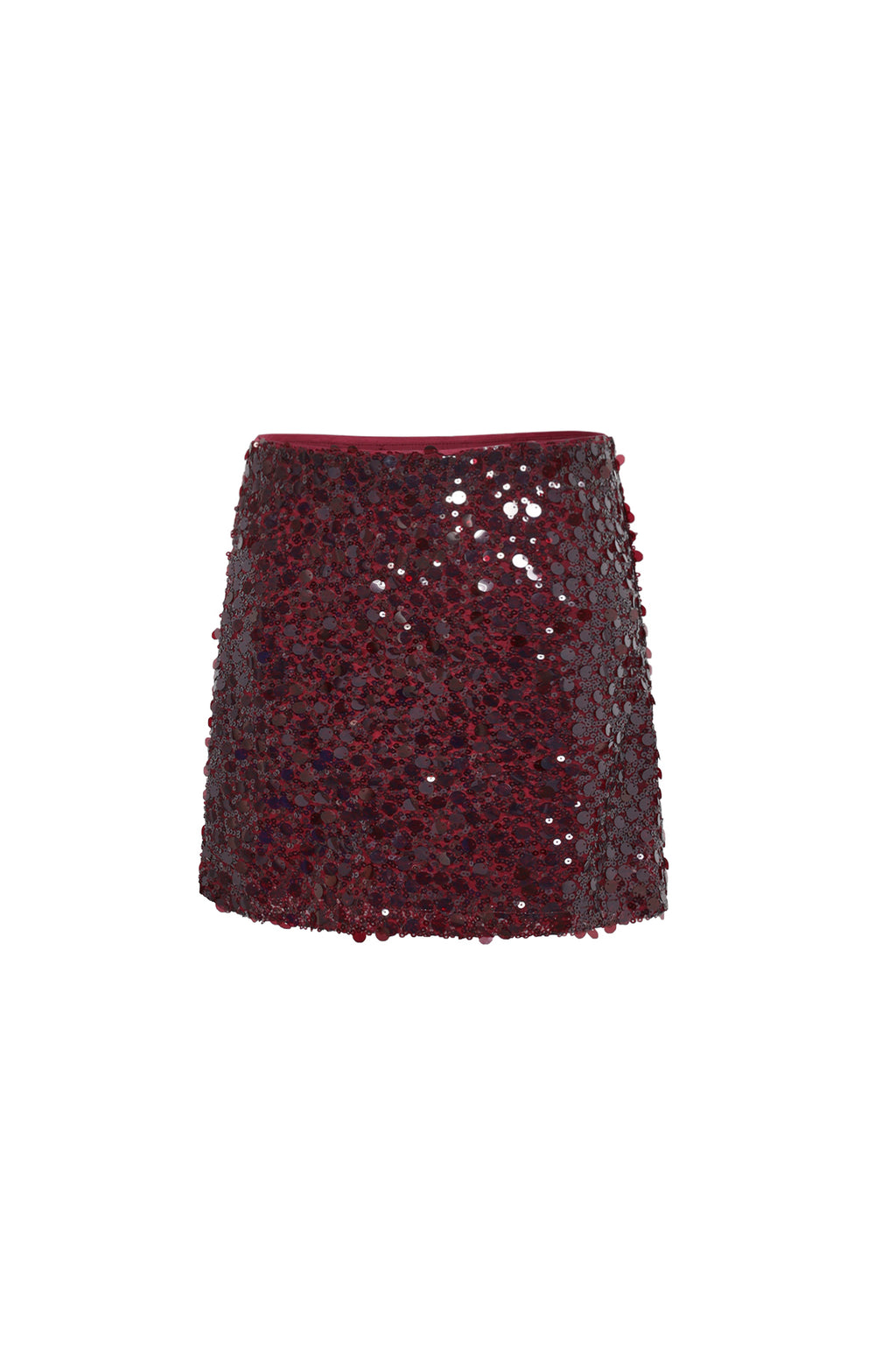Geweven Polyestervezel Minirok Elegant Pailletten Herfst/Winter