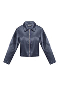 Woven Polyester Fiber Vrouwen Jas Casual Herfst/Winter Solid Color