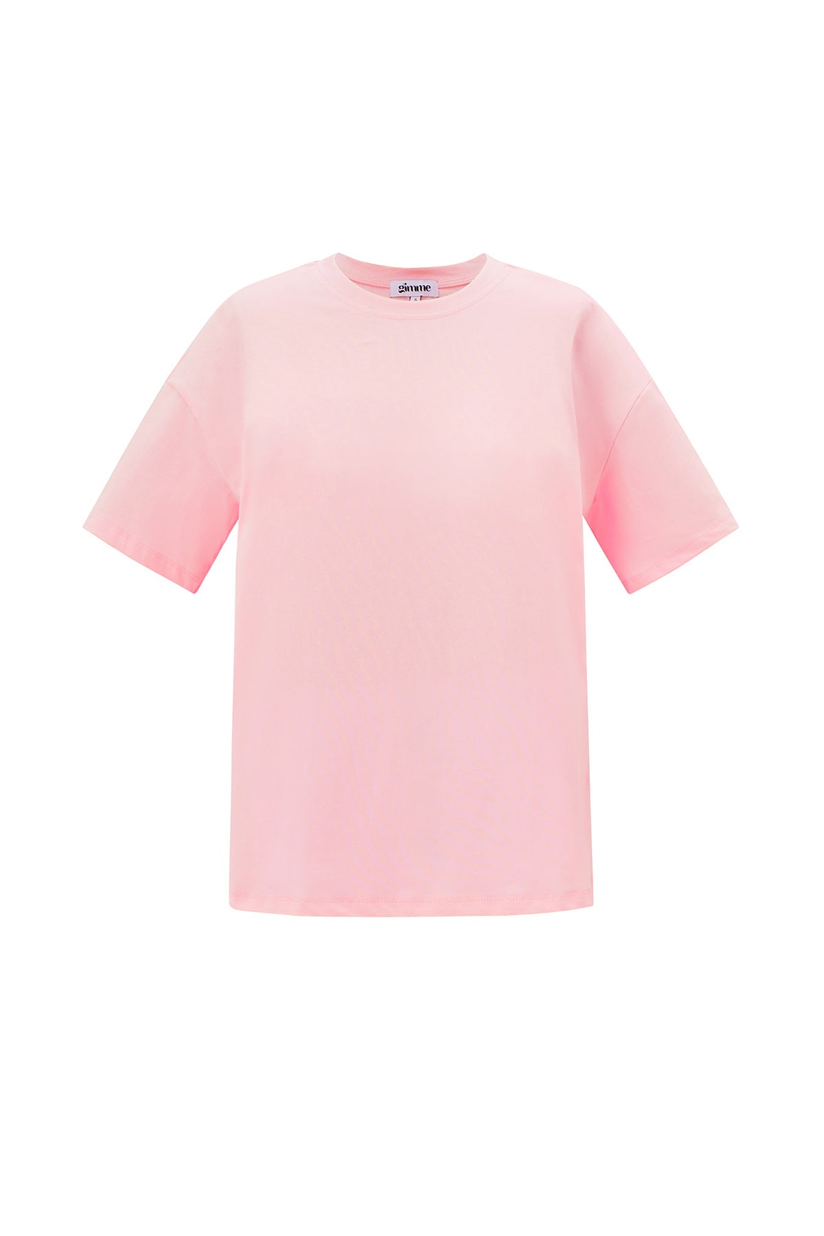 Katoen Gebreide Vrouwen T-shirt Casual Solide Kleur