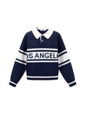 Gebreide Polyestervezel Vrouwen Trui Sporty Letters